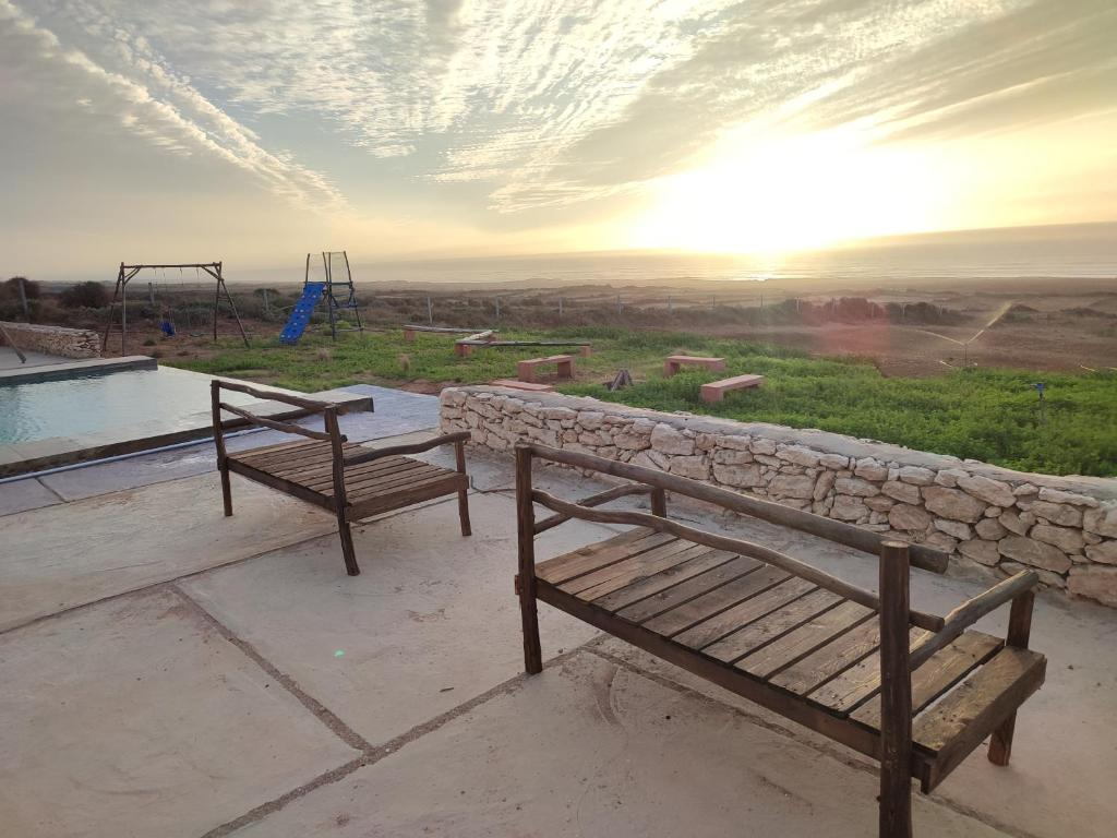 Tazgha House evening terrace